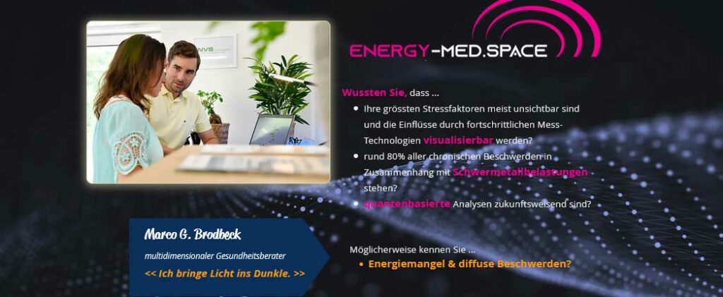 Energy-Med.SPACE CH | Marco G. Brodbeck
