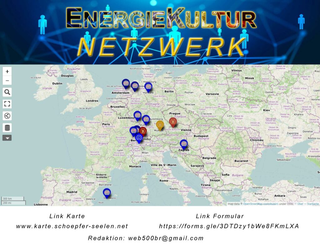 EnergieKultur Netzwerk Weltkarte